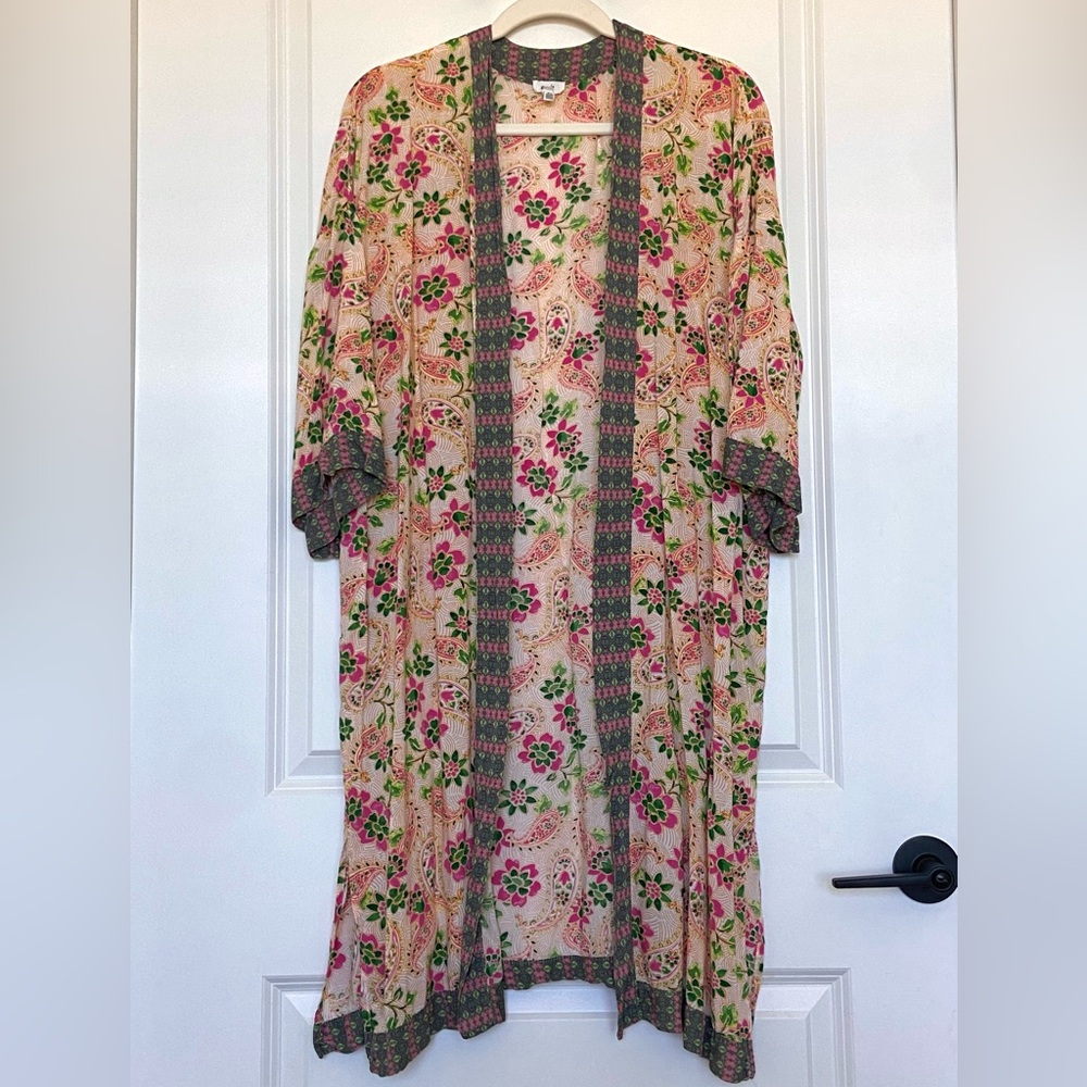 Aerie Floral Kimono Robe XS/S 🌸